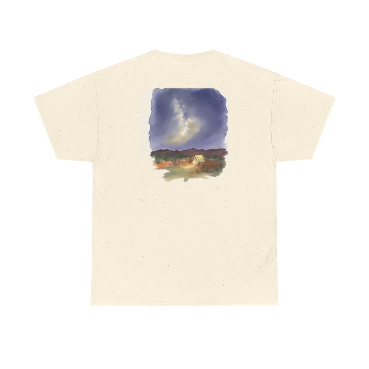 High Desert Stars printed on a t-shirt